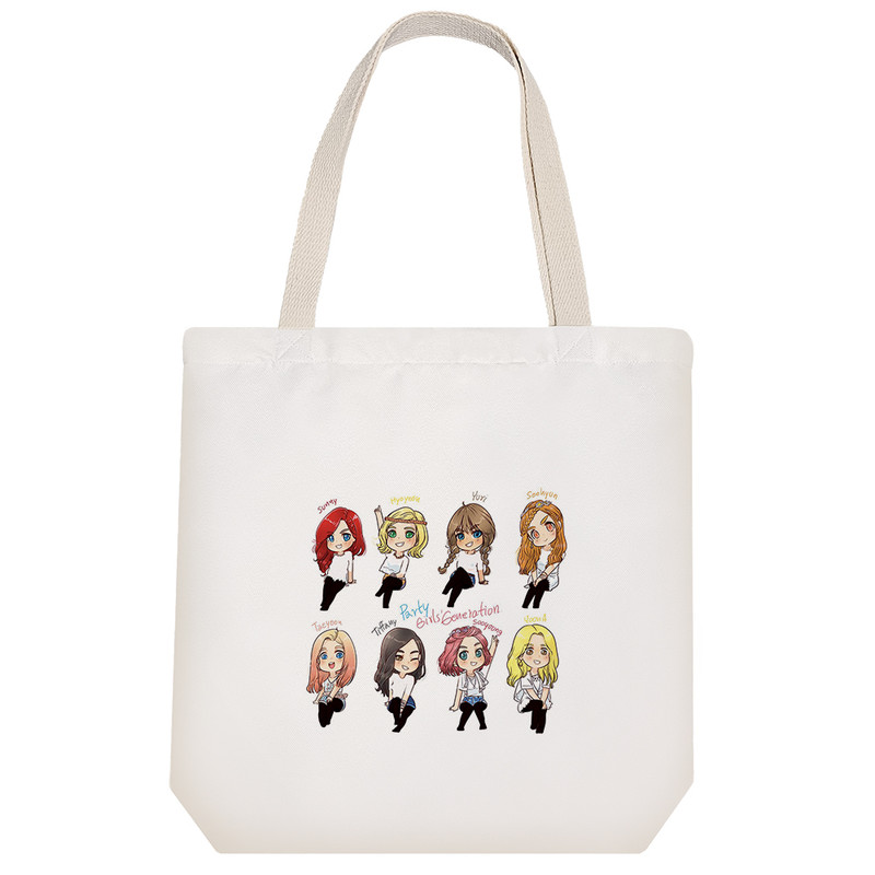 ساک خرید خندالو مدل گروه موسیقی Girls`Generation کد 2114