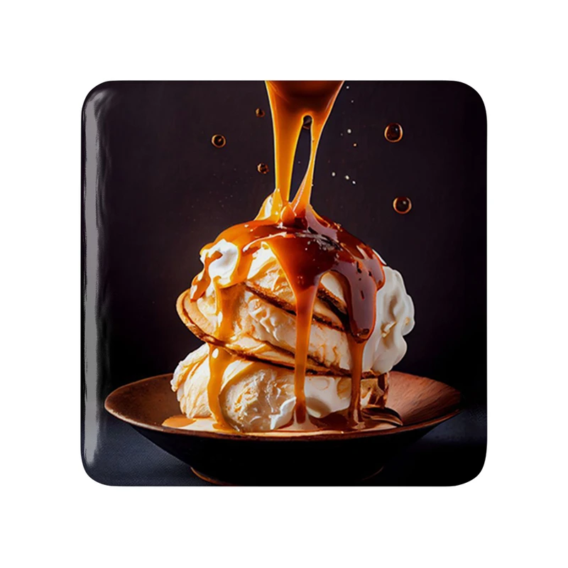 مگنت خندالو طرح شیرینی جات مدل مربعی کد 31147