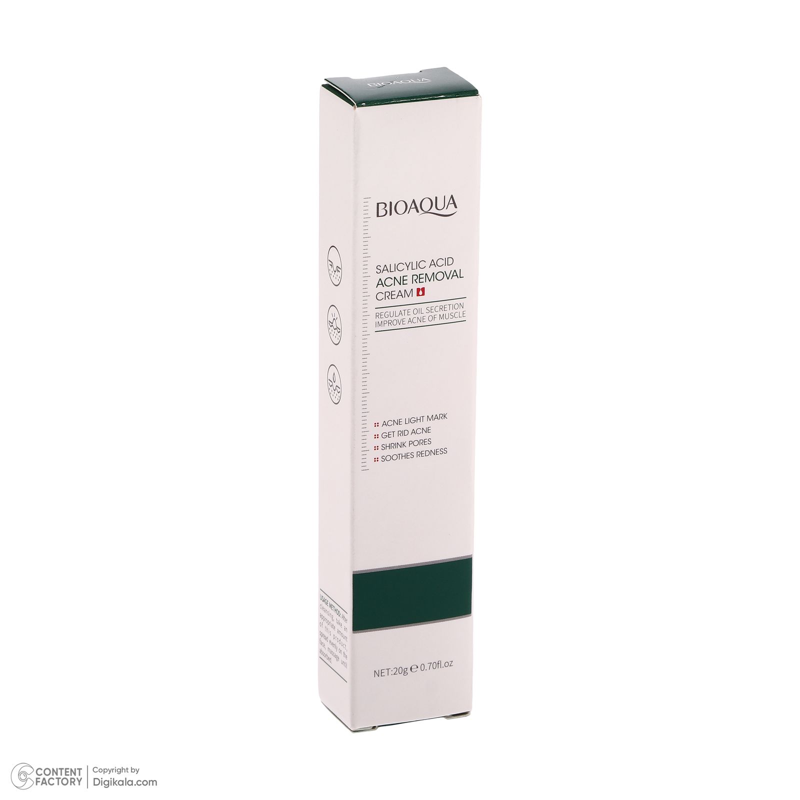 کرم ضد جوش صورت بی آکوا مدل Salicylic Acid مناسب برای انواع پوست وزن 20 گرم -  - 3