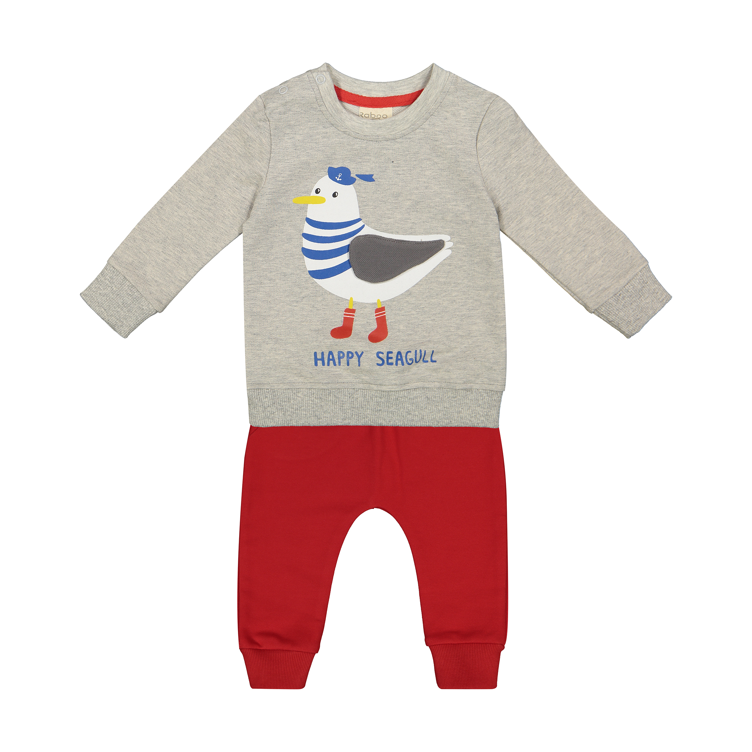 ست سویشرت و شلوار نوزادی رابو مدل 1374