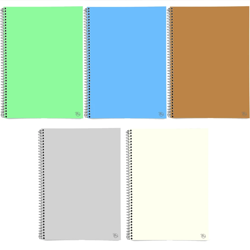 دفتر مشق 50 برگ مدوپد طرح ساده کد BD10115 مجموعه 5 عددی