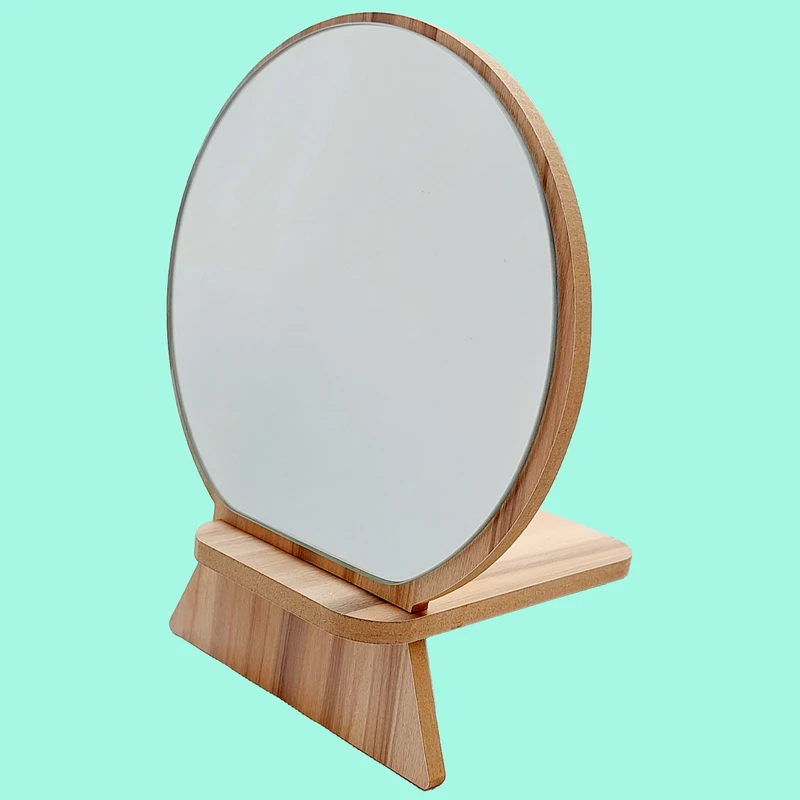 آینه آرایشی مدل wooden
