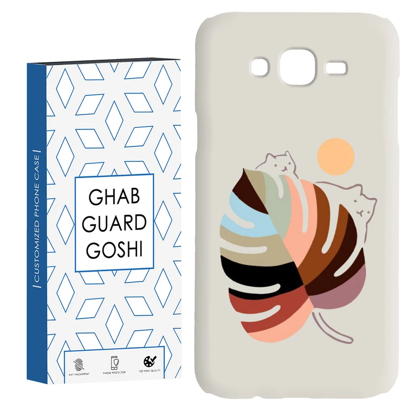 کاور قاب گارد گوشی طرح گربه کد Dimo-014 مناسب برای گوشی موبایل سامسونگ Galaxy J7 2015 / J7 core / J700
