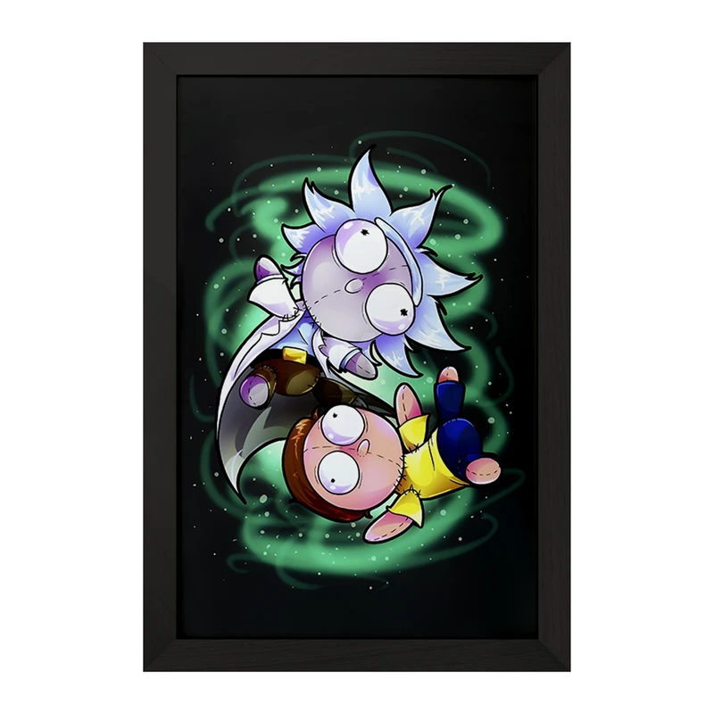 تابلو خندالو مدل ریک و مورتی (Rick and Morty) کد F4929