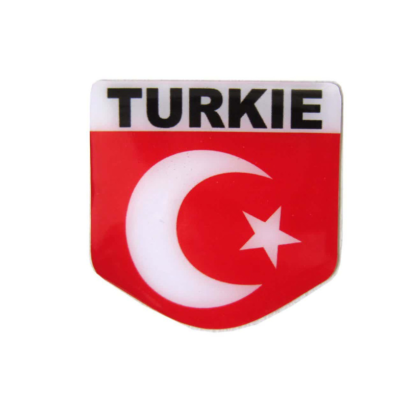 برچسب خودرو طرح پرچم ترکیه کد 5Z106