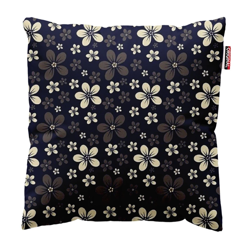 کوسن پاد آفرین طرح گل کد 608 سایز 30*30 سانتی متر