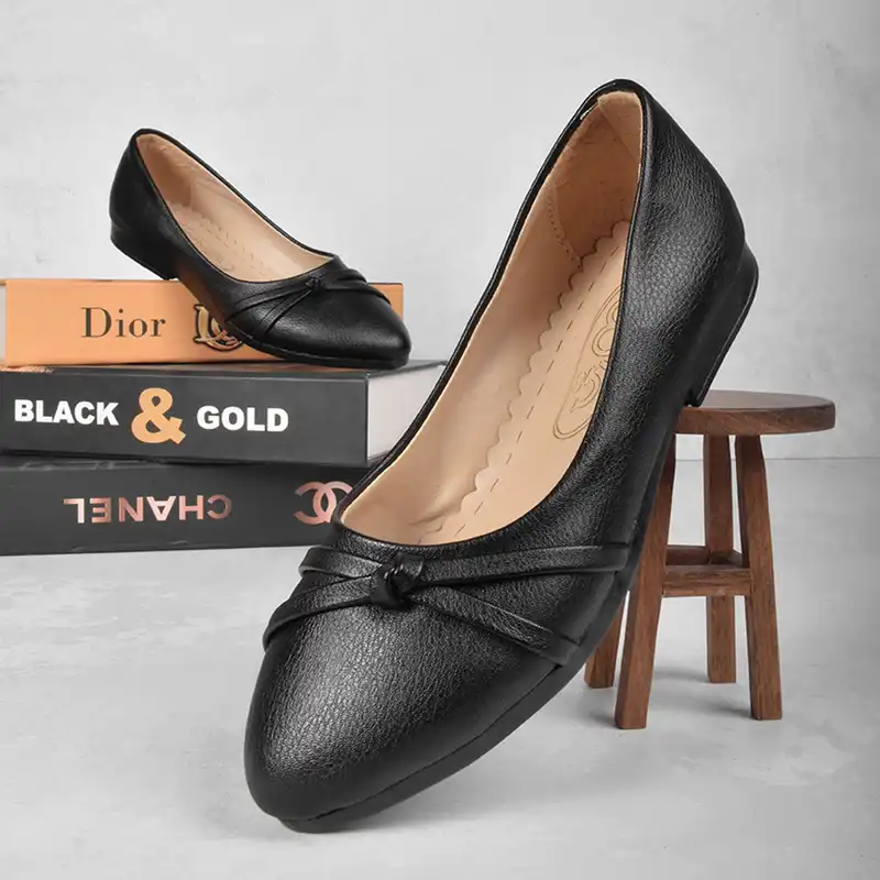 کفش زنانه مورتی مدل دو بند گره ای BK.2825