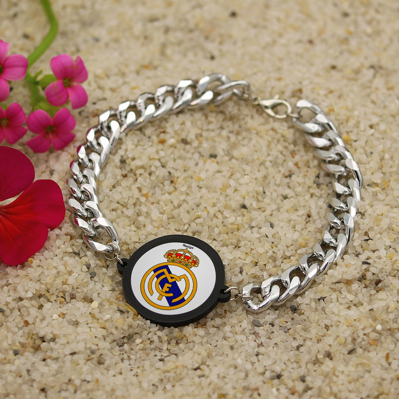 دستبند ناکسیگو مدل رئال مادرید کد BZ7786 دستبند ناکسیگو مدل رئال مادرید کد BZ7786