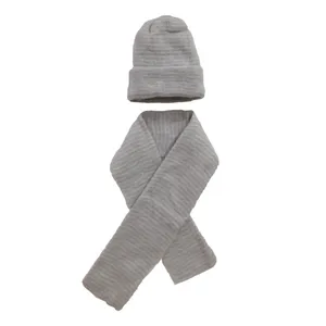ست کلاه  و شال گردن بافتنی کد ghc4r4