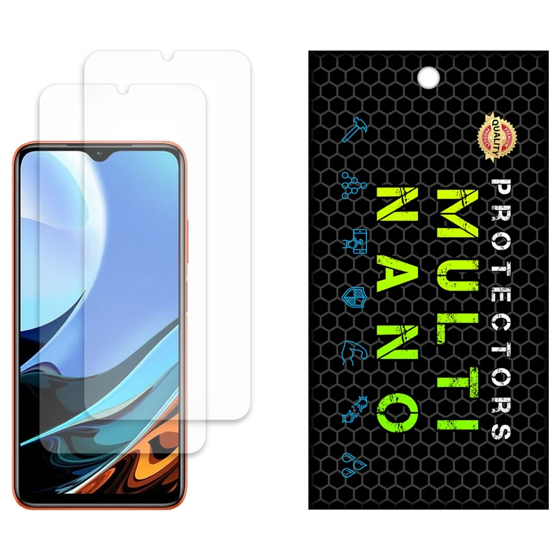 محافظ صفحه نمایش مات مولتی نانو مدل X-S2M مناسب برای گوشی موبایل شیائومی Redmi 9 Power بسته دو عددی
