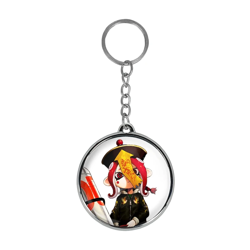 جاکلیدی خندالو طرح بازی اسپلاتون (Splatoon) مدل دوطرفه کد 3330833309