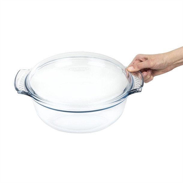ظرف پخت پیرکس مدل قابلمه ای کد 29x23