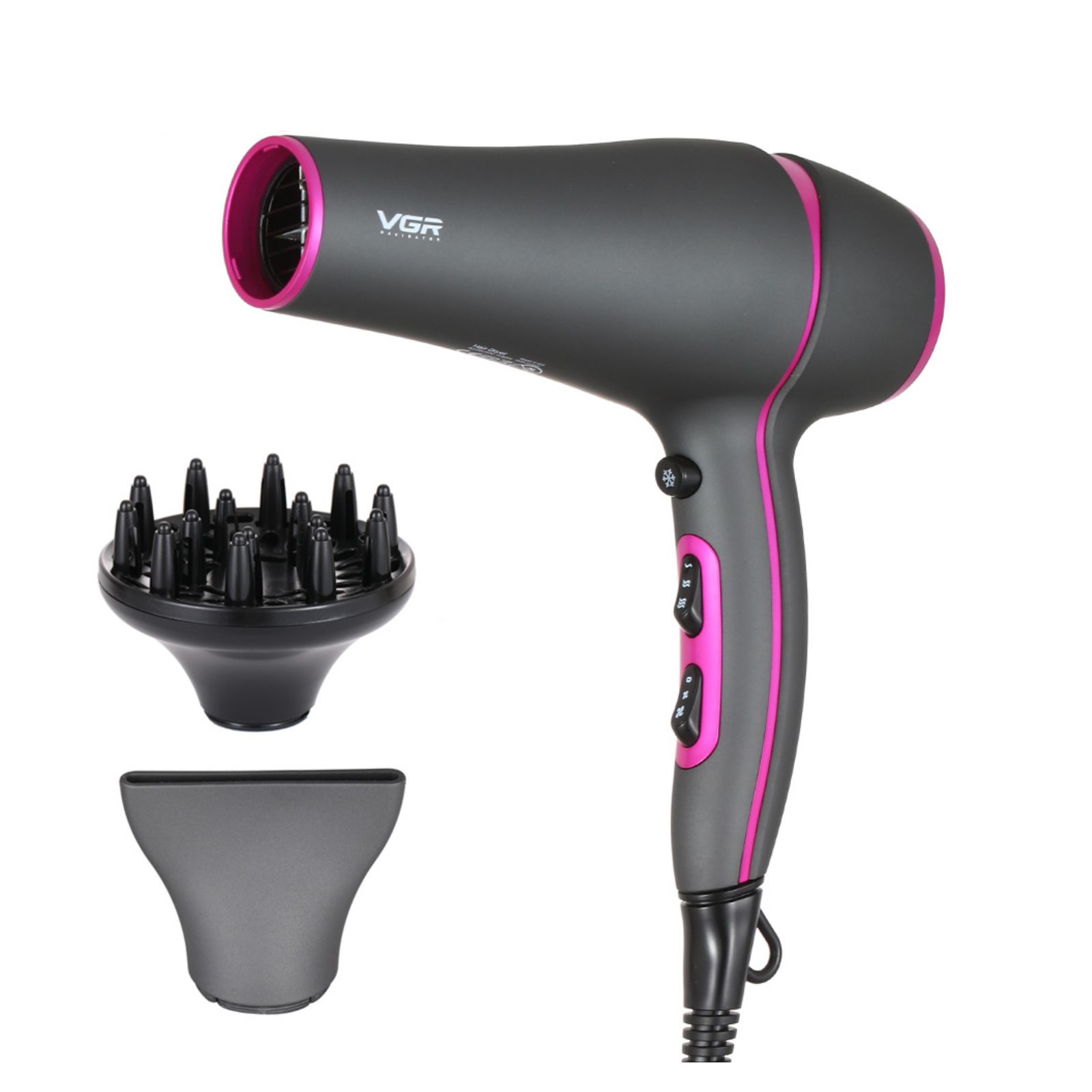 سشوار حرفه ای وی جی ار مدل V-402 -  - 6