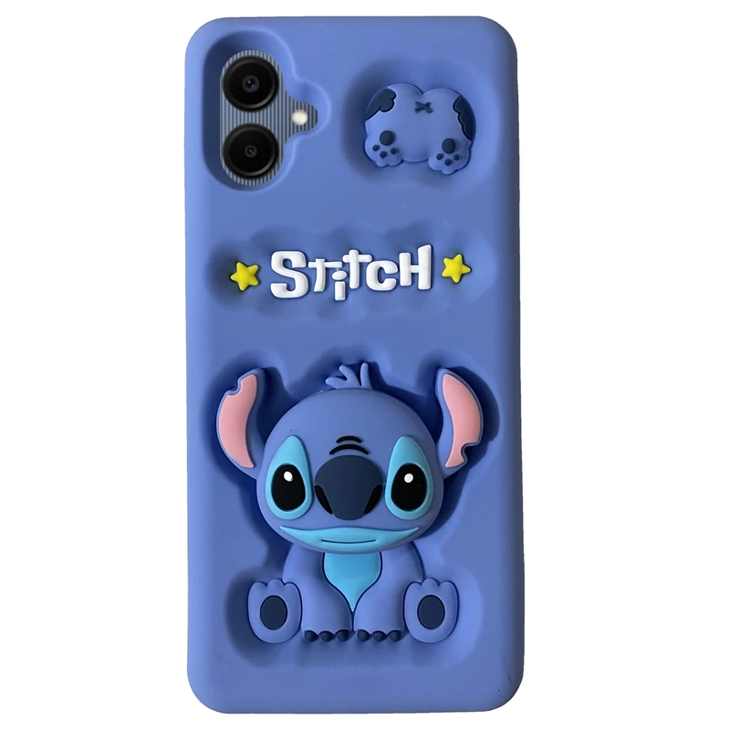 کاور سیلیکون طرح استیچ  مناسب برای  گوشی موبایل سامسونگ Galaxy A06 