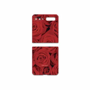 MAHOOT Red-Flower Cover Sticker for Samsung Galaxy Z Flip