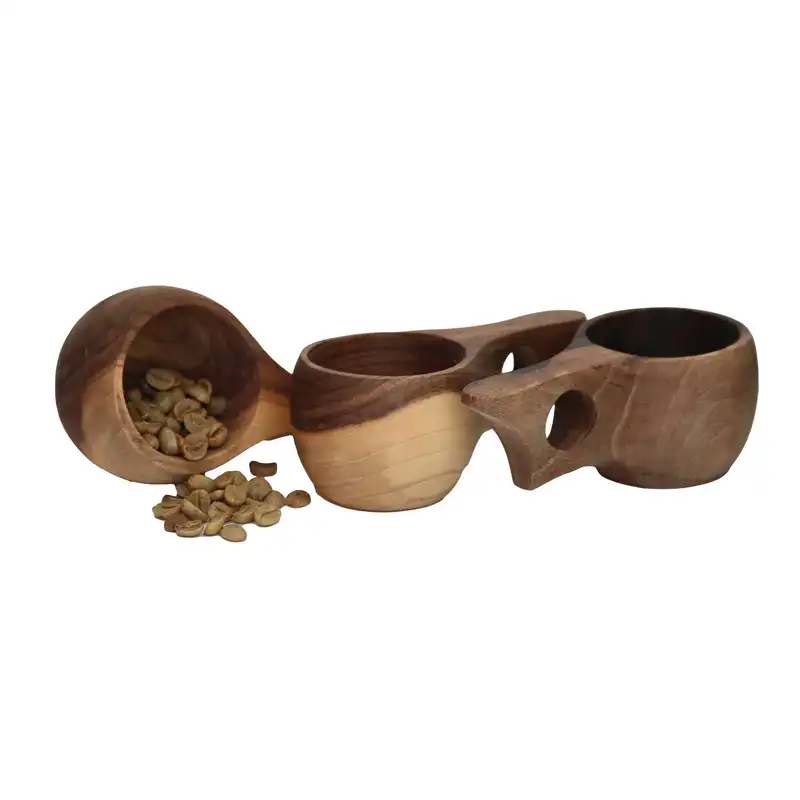 لیوان چوبی مدل کوکسا