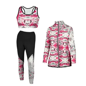 ست 3 تکه لباس ورزشی زنانه مدل SKU