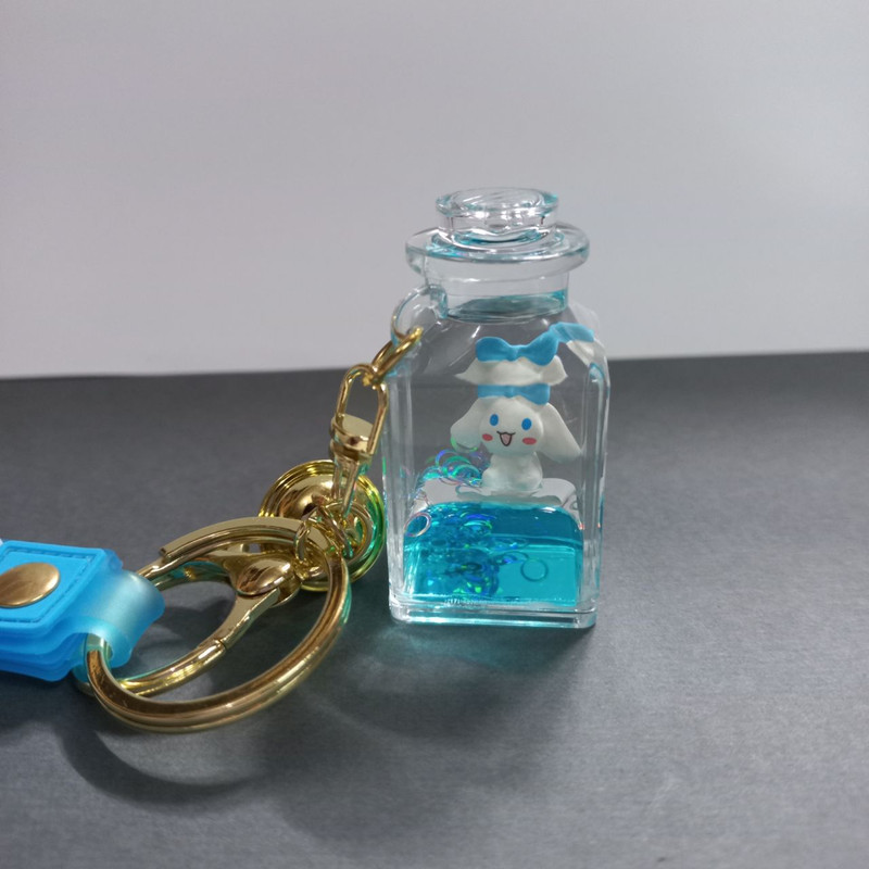 جاکلیدی دخترانه مدل فانتزی آکواریومی طرح خرگوش