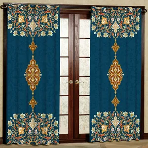 پرده مدل طرح دار مخمل پانچی کد 4311 سایز 200x140 سانتی متر