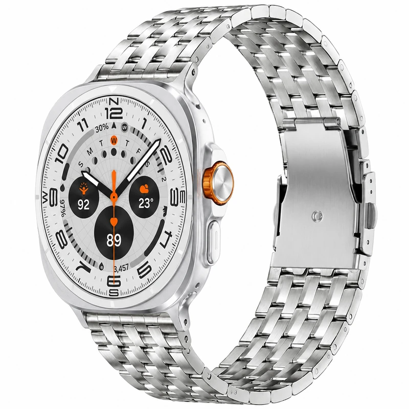 بند فلزی اسپریگ مدل 7BIX SK W7 مناسب برای ساعت هوشمند سامسونگ Galaxy Watch Ultra / Ultra 2025 47mm