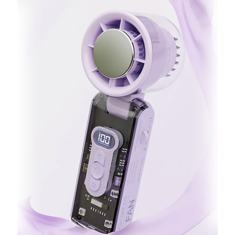 پنکه شارژی مجنتیک مدل سرمایش فوری کد FC8 ظرفیت 3600 میلی آمپر ساعت