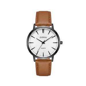 ساعت مچی عقربه‌ای کوارتز مردانه مدل بند چرمی کد nls-1050