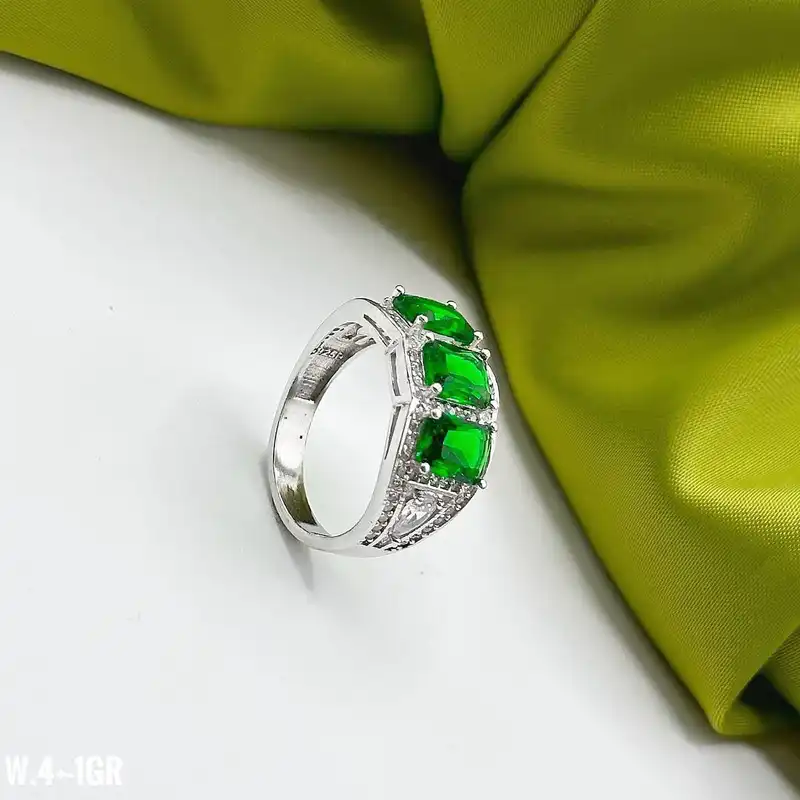 انگشتر نقره زنانه مدل باگت 068