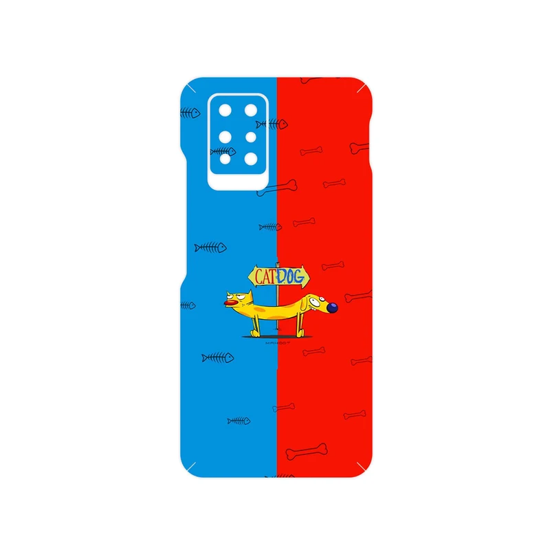برچسب پوششی ماهوت مدل CatDog مناسب برای گوشی موبایل اینفینیکس Note 10 Pro