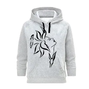 هودی زنانه مدل بانو کد B254 رنگ طوسی