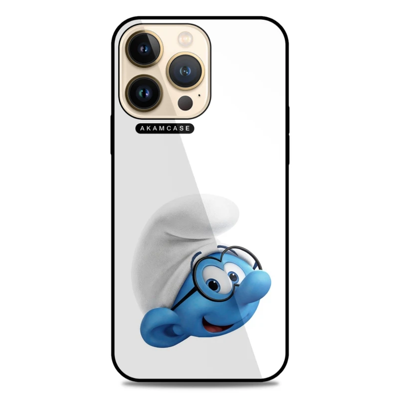 کاور آکام مدل AMC-WA13PRO-SMURFS-16 مناسب برای گوشی موبایل اپل iPhone 13 Pro