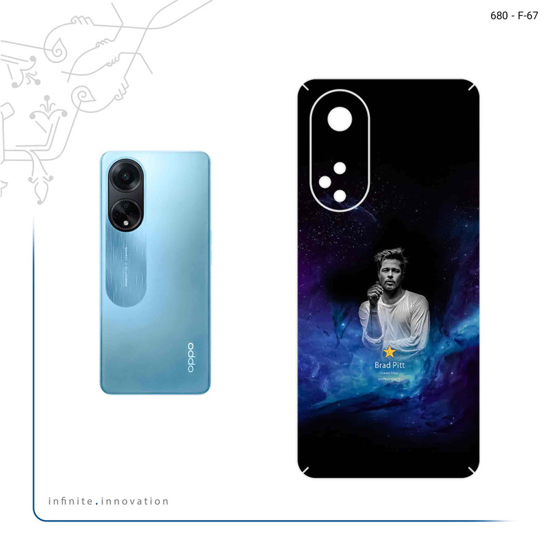 برچسب پوششی ماهوت مدل Brad Pitt مناسب برای گوشی موبایل اپو A98