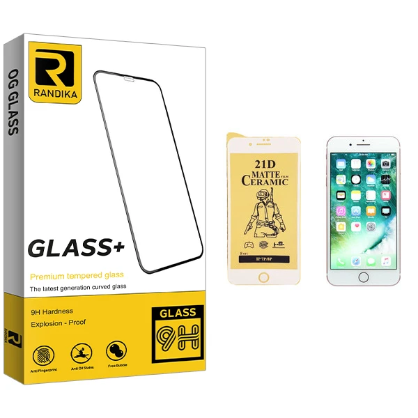 محافظ صفحه نمایش سرامیکی راندیکا مدل GLD مناسب برای گوشی موبایل اپل iPhone 7 Plus