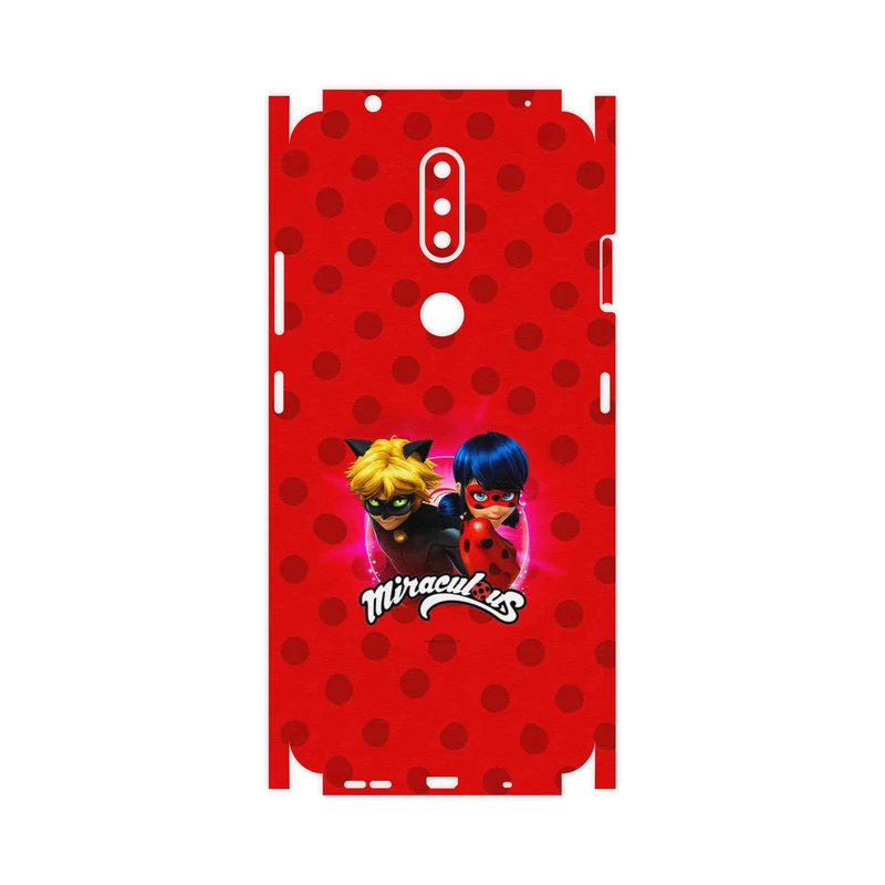 برچسب پوششی ماهوت مدل Ladybug and Cat Noir-FullSkin مناسب برای گوشی موبایل نوکیا 2.4
