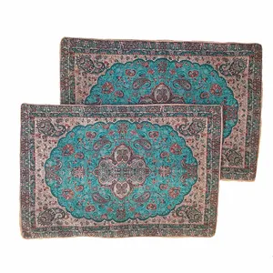 روبالشی ترمه طرح بته جقه کد 100 بسته 2 عددی