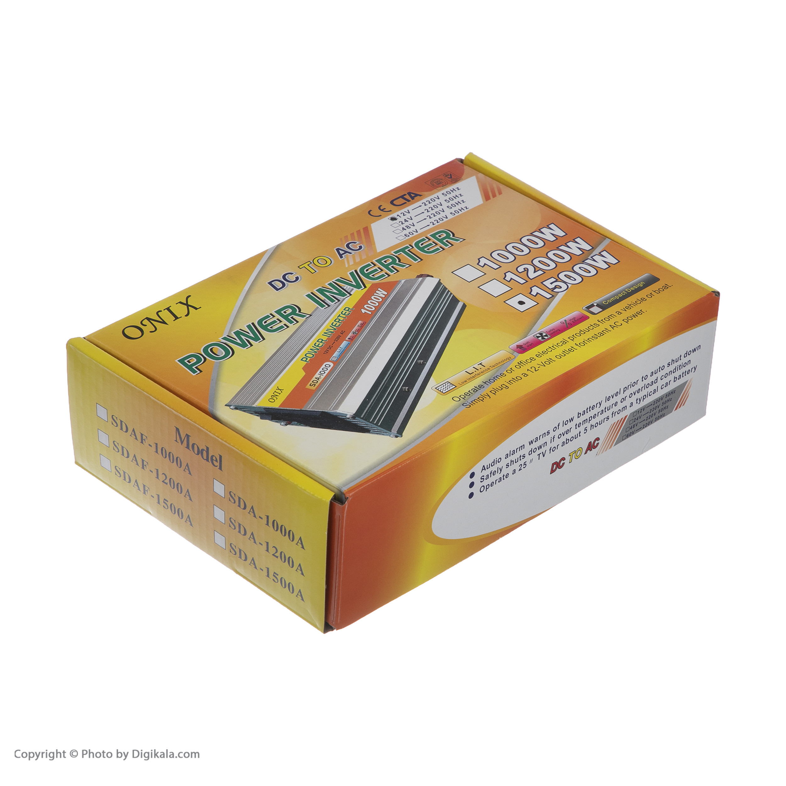اینورتر خورشیدی اونیکس مدل SDAF-1500A ظرفیت 1500 وات