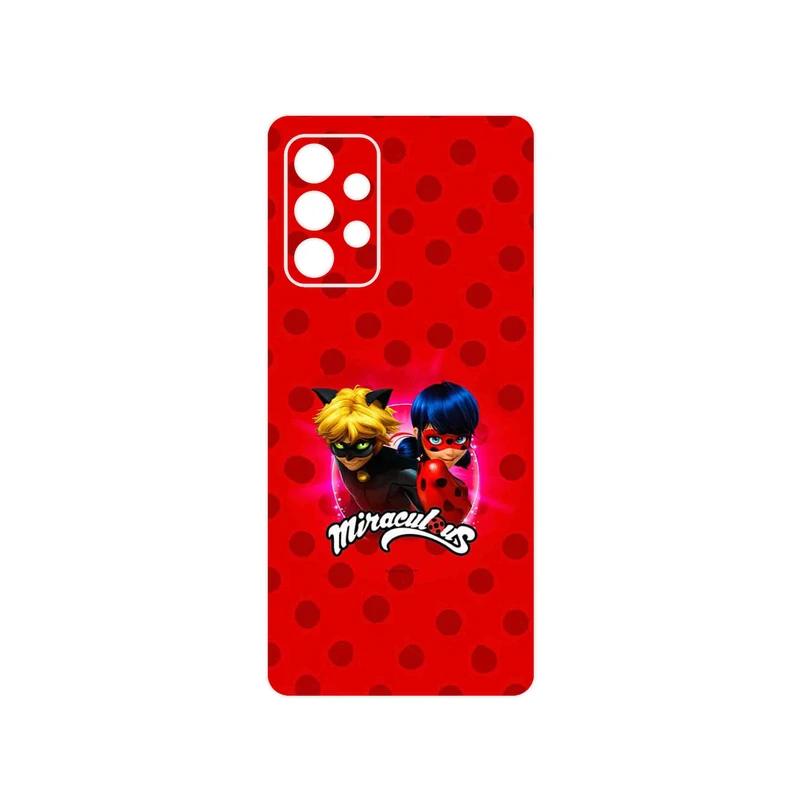 برچسب پوششی ماهوت مدل Ladybug and Cat Noir مناسب برای گوشی موبایل سامسونگ Galaxy A52s 5G