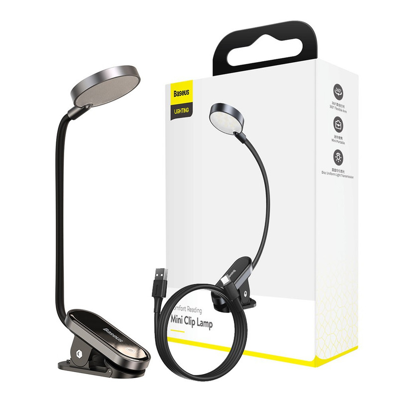 چراغ مطالعه باسئوس مدل MINI CLIP LAMP