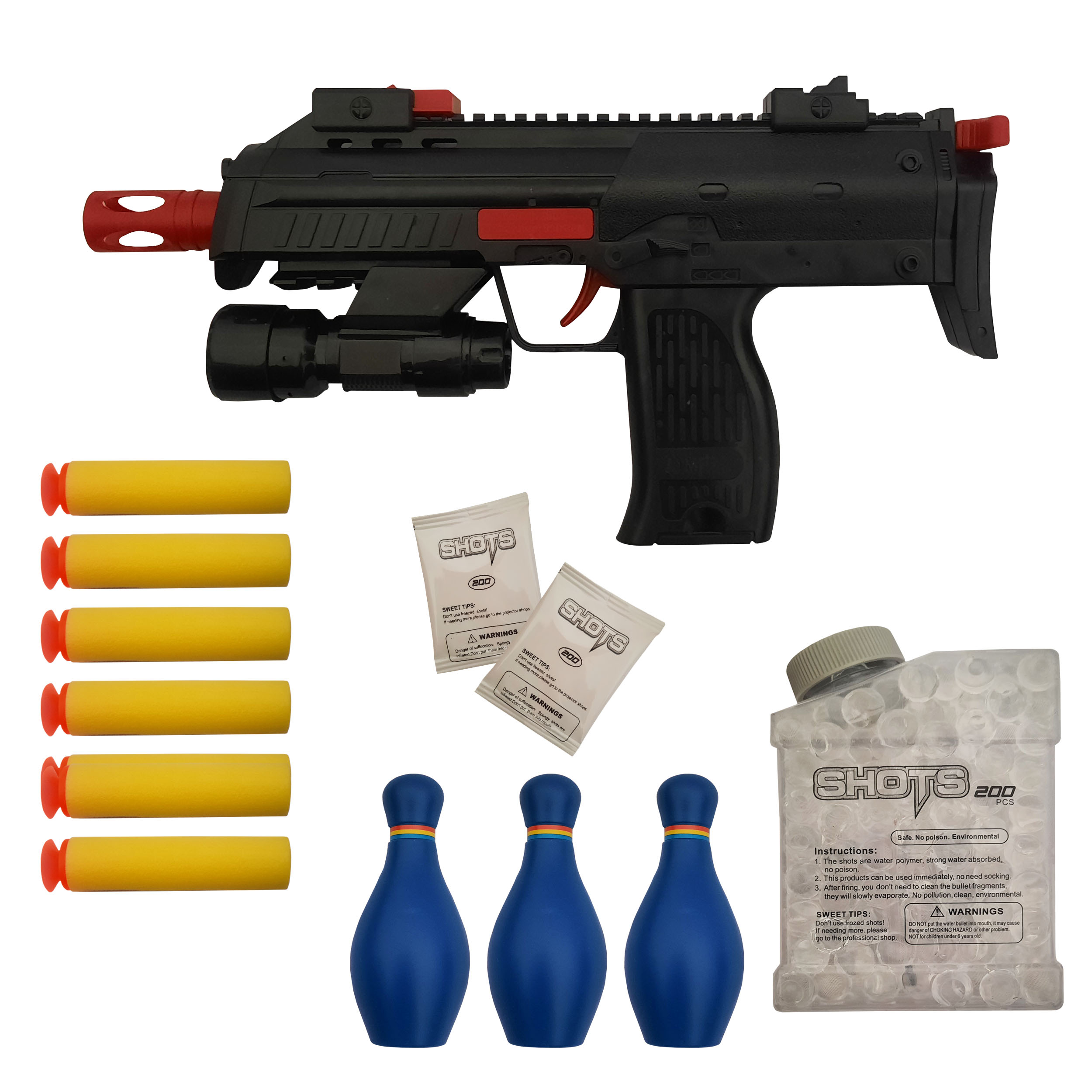 تفنگ بازی یانگ کای مدل ASSAULT کد 05 مجموعه 13 عددی