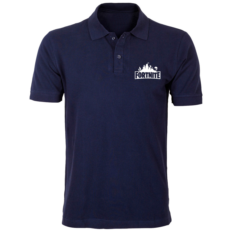 پولوشرت آستین کوتاه مردانه مدل EE112 رنگ سورمه ای