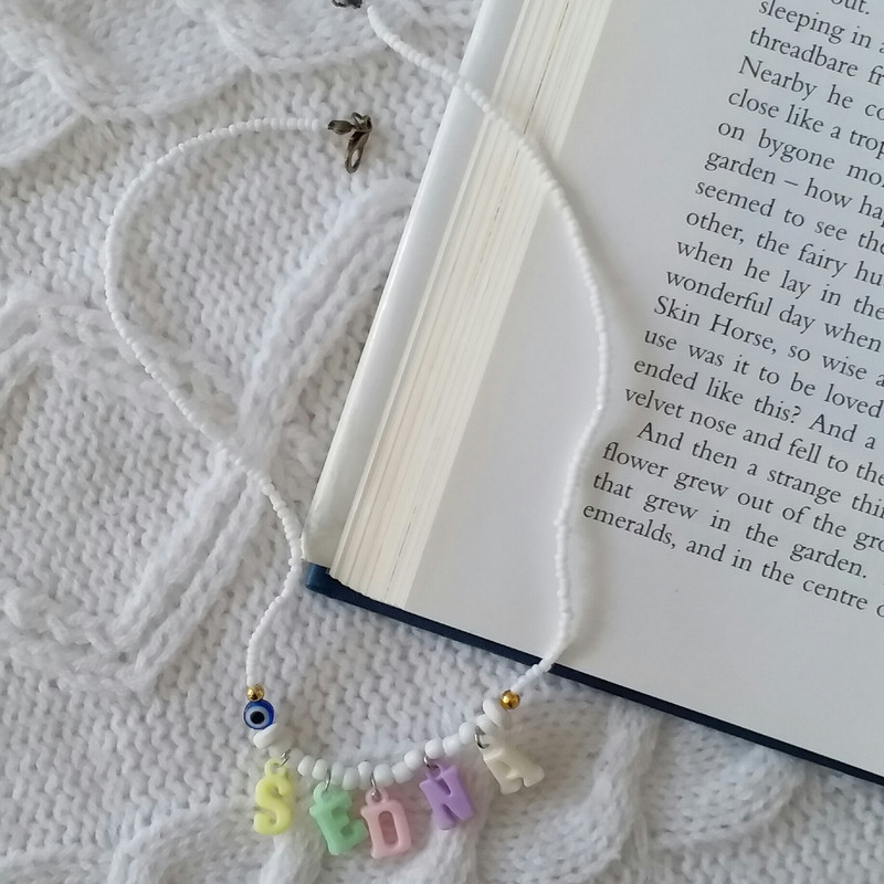 گردنبند دخترانه مدل تابستانی اسم سدنا کد G221