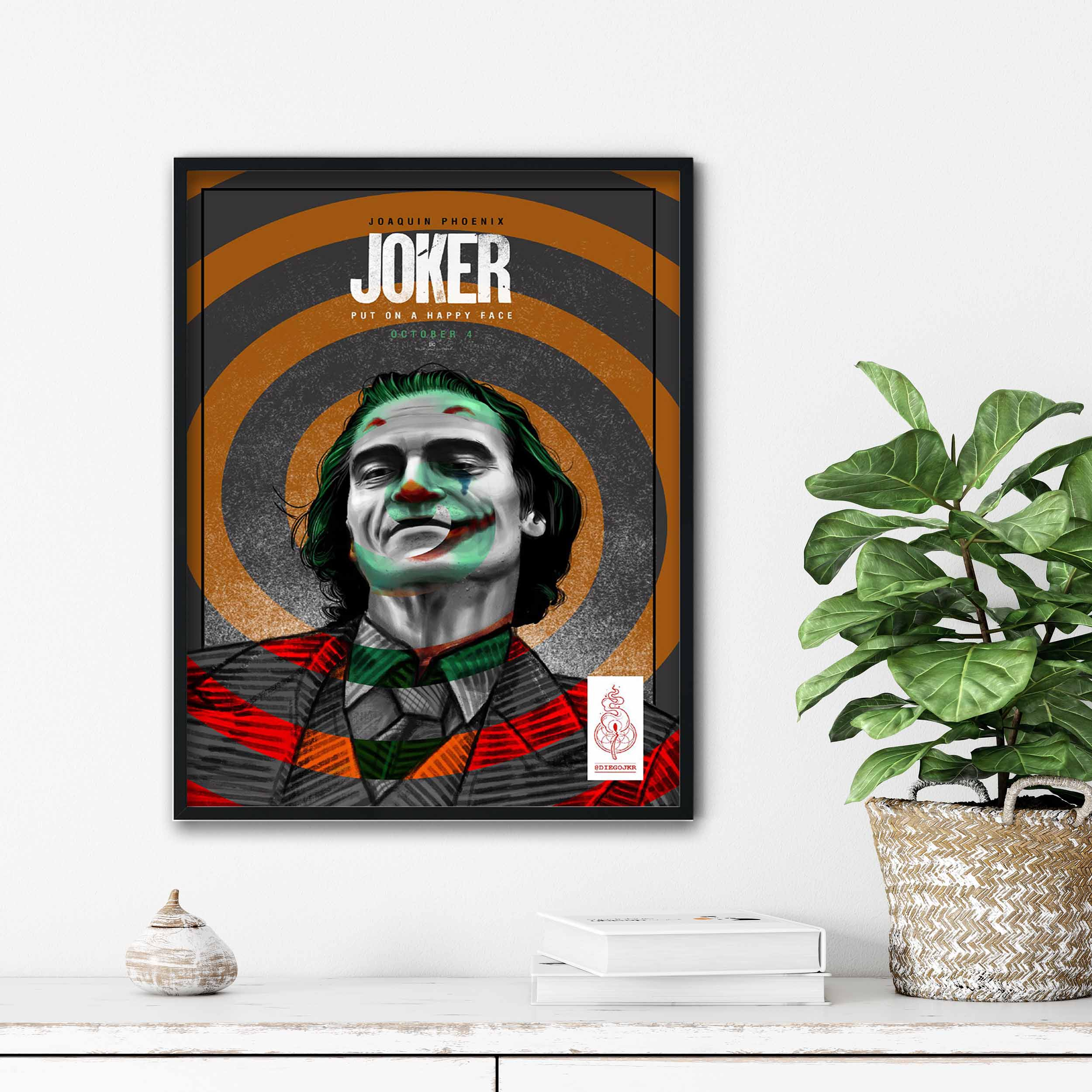 تابلو آتریسا طرح پوستر فیلم joker مدل ATm115