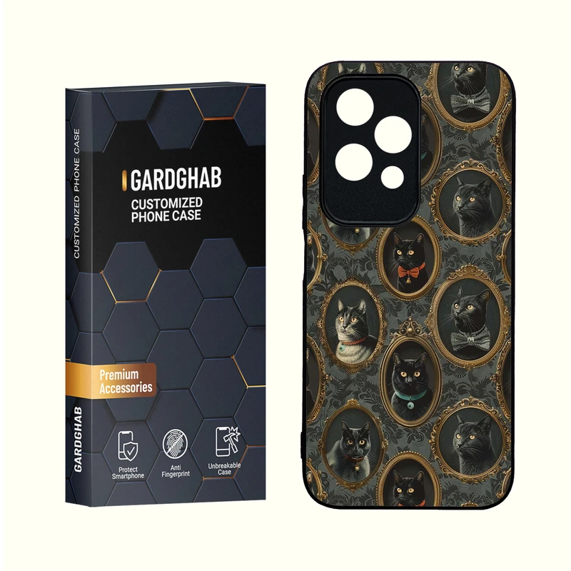 کاور گارد قاب مدل دور ژله ای  گلس فانتزی مناسب برای گوشی انر Honor 200Lite 5G