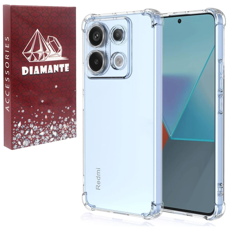 کاور دیامانته مدل ساده مناسب برای گوشی موبایل شیائومی Redmi Note 13 4G