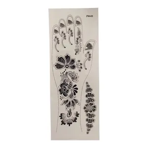 شابلون تتو موقت حنا طرح دست