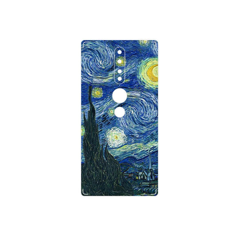 برچسب پوششی ماهوت مدل The Starry Night of van Gogh مناسب برای گوشی موبایل لنوو Phab2 Pro