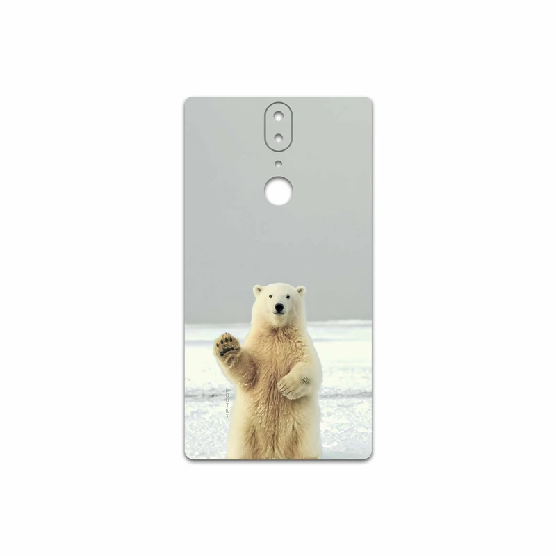 برچسب پوششی ماهوت مدل Polar bear مناسب برای گوشی موبایل یومی Crystal