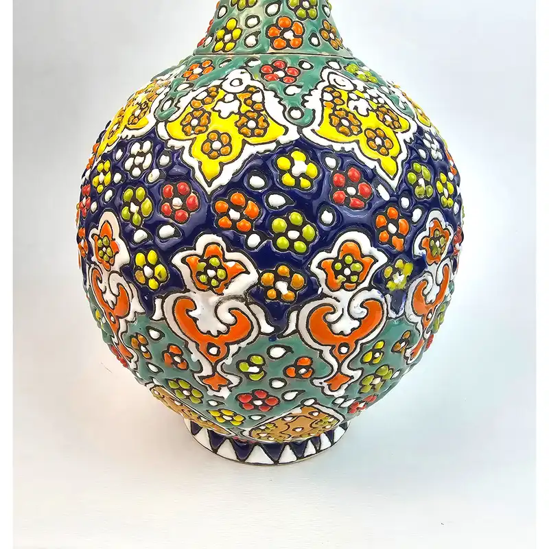 گلدان مینا کاری مدل شاه رضایی کد G30