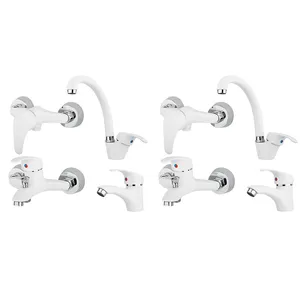 ست شیرآلات هیوا مدل دنا کد hj1947 بسته 8 عددی