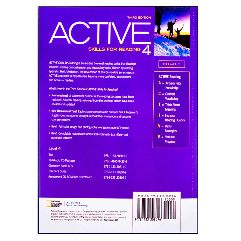 کتاب زبان Active Skills For Reading 3rd 4 اثر Neil J. Aderson انتشارات هدف نوین کتاب زبان Active Skills For Reading 3rd 4 اثر Neil J. Aderson انتشارات هدف نوین