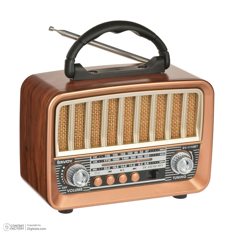 رادیو ساووی مدل SV-1110BT